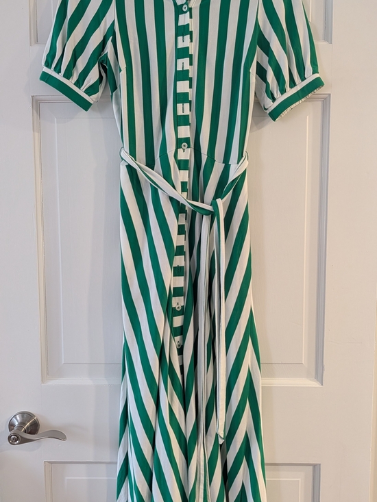Boden Dresses & Skirts - Green and White Striped Boden Dress Us2